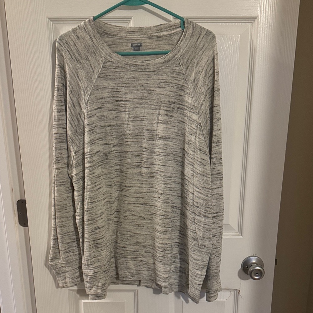 Aerie Heathered Gray Knit Top